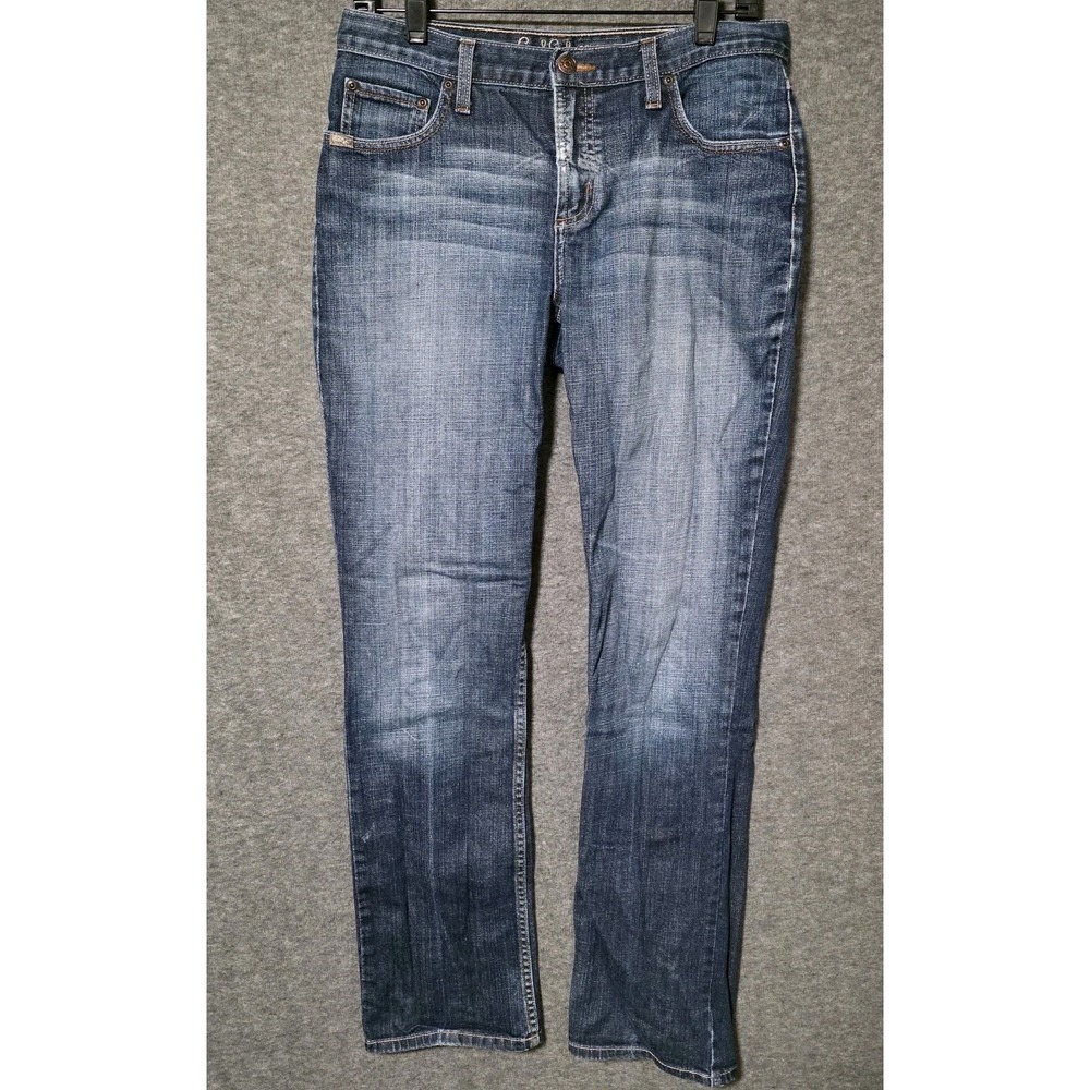 Y2K Cruel Girl Relaxed Size 9 Long‎ Jeans Cowgirl Western Medium Wash Rodeo